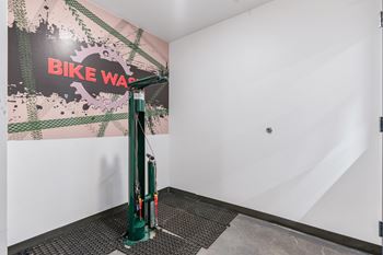 Bicycle maintenance station